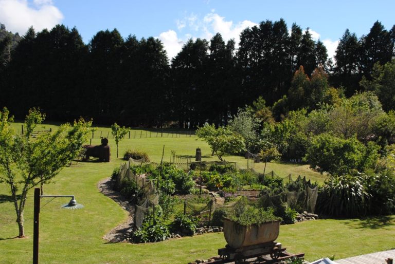 Gardens at On the Track Loddge