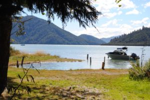 Foreshore at Nydia Bay On the Track Lodge