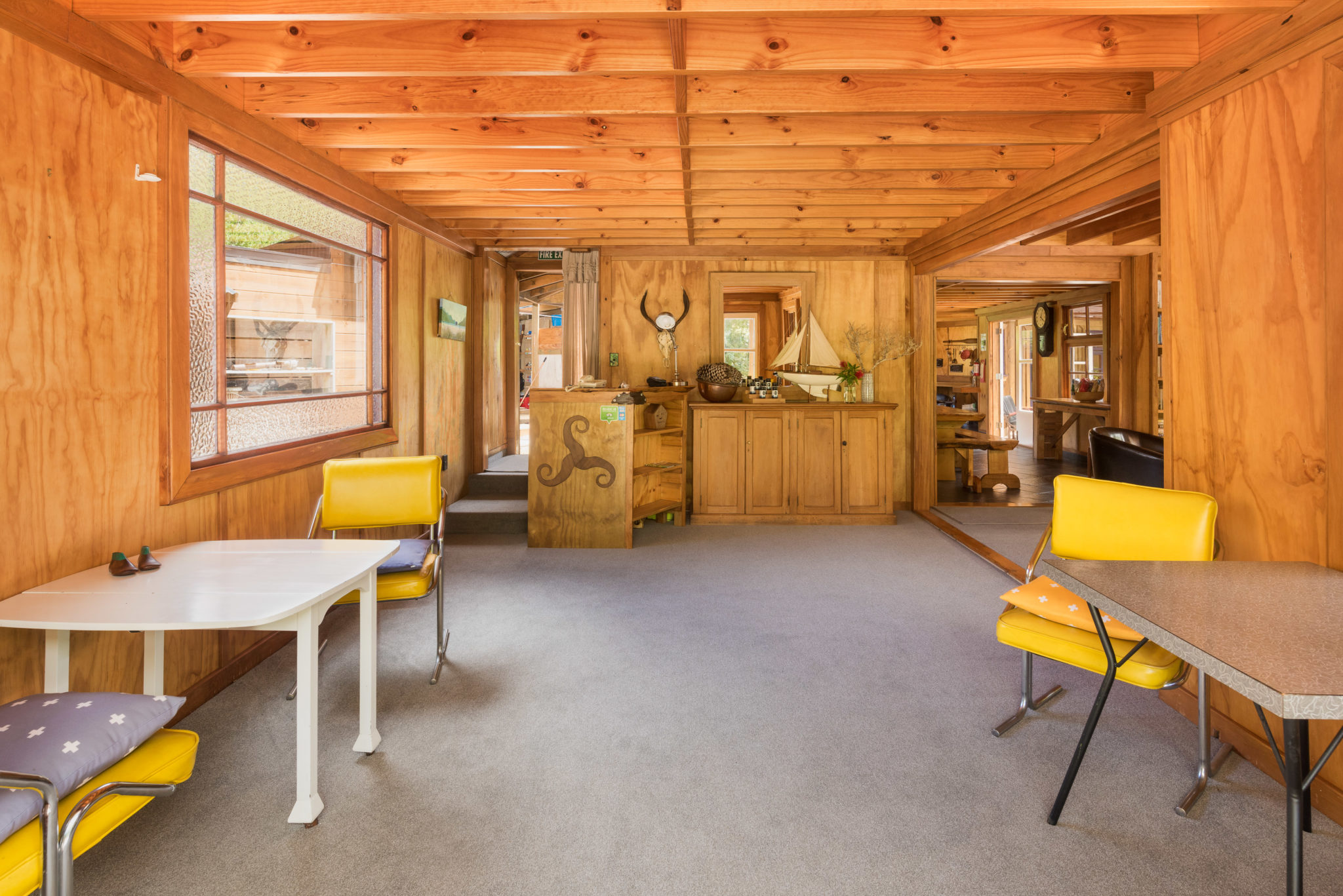 Reception area On the Track Lodge